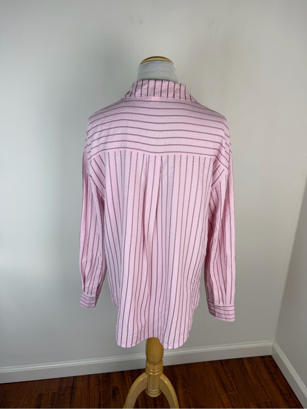 For Love & Lemons Mindy Button-Down Shirt Pink Size XS - Picture 7 of 9